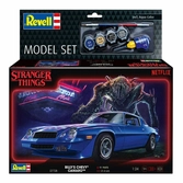 Stranger things kit complet maquette 1/25 chevy camaro z/28 19 cm