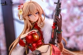 Girls' frontline: neural cloud statuette pvc 1/7 dp28 coiled morning glory heavy damage ver. 14 cm