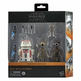 Star wars: the mandalorian black series pack 4 figurines r5-d4, bd-72 & pit droids