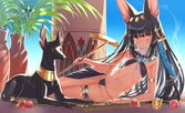 Original illustration by rurudo statuette pvc 1/7 short break of anubis 13 cm