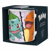 Pokemon mug salamèche, bulbizarre, carapuce, pikachu 320 ml