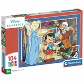 Disney - pinocchio - puzzle 104p