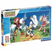 Sonic - puzzle maxi super color 104p