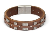 Star wars - bracelet cuir inox - chewbacca