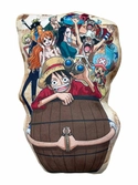 One piece - luffy et l'équipage  - coussin 3d