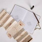 Harry potter - pack premium notebook lumineux a5 + stylo-bille