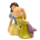 Disney - blanche-neige & simplet - tirelire - 17cm