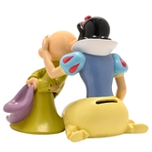 Disney - blanche-neige & simplet - tirelire - 17cm