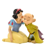 Disney - blanche-neige & simplet - tirelire - 17cm