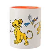 Disney - simba - mug interieur coloré - 325ml