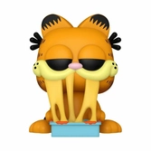 Garfield pop! comics vinyl figurine garfield w/lasagna pan 9 cm