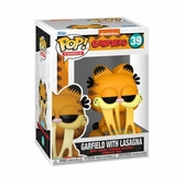 Garfield pop! comics vinyl figurine garfield w/lasagna pan 9 cm