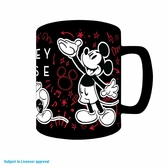 Disney mug fuzzy mickey & minnie