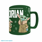 Star wars the mandalorian mug fuzzy grogu