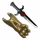 Cosmocats prop réplique 1/1 sword of omens and claw shield 15 cm