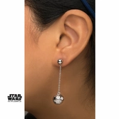 STAR WARS - Boucles d´oreille Femme 3D Death Star