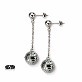 STAR WARS - Boucles d´oreille Femme 3D Death Star