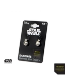 STAR WARS - Boucles d'Oreilles Inox BB-8 Droid 3D