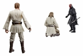 Star wars episode i black series pack 3 figurines qui-gon jinn, darth maul, obi-wan kenobi 15 cm