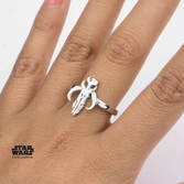 STAR WARS - Bague Femme Inox Mandalorian Sym  - Taille 54