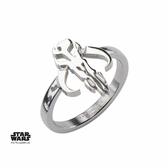 STAR WARS - Bague Femme Inox Mandalorian Sym  - Taille 54