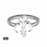 STAR WARS - Bague Femme Inox Mandalorian Sym  - Taille 54