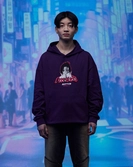 Naruto shippuden sweater à capuche graphic beige (m)