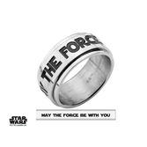 STAR WARS - Bague Homme Inox MAY THE FORCE - Taille 65