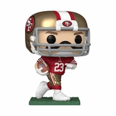 Nfl: legends pop! sports vinyl figurine 49ers- christian mccaffrey 9 cm