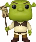 Shrek pop! movies vinyl figurine 30th anniversary shrek w/snake 9 cm