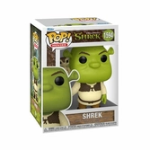 Shrek pop! movies vinyl figurine 30th anniversary shrek w/snake 9 cm