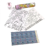 MY LITTLE PONY - Tube à crayons rétro avec 2 Poster
