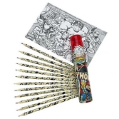 MARVEL COMICS - Tube de Crayons avec Poster