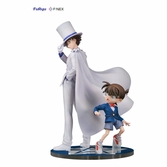 Détective conan f:nex statuette pvc 1/7 conan edogawa & kid the phantom thief 29 cm