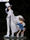 Détective conan f:nex statuette pvc 1/7 conan edogawa & kid the phantom thief 29 cm