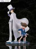 Détective conan f:nex statuette pvc 1/7 conan edogawa & kid the phantom thief 29 cm