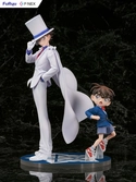 Détective conan f:nex statuette pvc 1/7 conan edogawa & kid the phantom thief 29 cm
