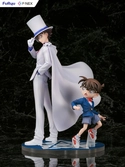 Détective conan f:nex statuette pvc 1/7 conan edogawa & kid the phantom thief 29 cm
