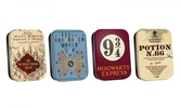 HARRY POTTER - Boite Metal 6 X 4 X 1.5 - Set of 4 - Map