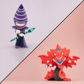 Yu-gi-oh! duel monsters statuetten pvc megatoon slifer the sky dragon & dark magician (with gift)