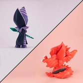 Yu-gi-oh! duel monsters statuetten pvc megatoon slifer the sky dragon & dark magician (with gift)