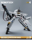 Robotech figurine robo-dou vf-1s veritech (roy fokker) 20 cm