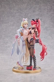 Original character statuettes pvc 1/5 stella & sadie illustrated by mendokusai 31 cm