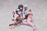 World where the thickness of a girl's thighs is equal to her social status statuettes 1/5 raura aiza & iroha shishikura 14 cm