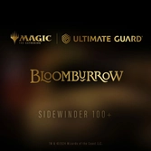 Ultimate guard sidewinder 100+ xenoskin magic: the gathering "bloomburrow" - design 2