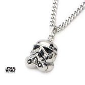 STAR WARS - Men's Stainless Steel 3D Stormtooper Pendant