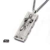 STAR WARS - Pendentif Homme en acier inoxydable Han Solo Carbonite