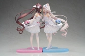 Nekopara statuette pvc 1/7 nekopara chocola & vanilla dream of eden ver. 23 cm