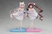 Nekopara statuette pvc 1/7 nekopara chocola & vanilla dream of eden ver. 23 cm