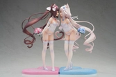Nekopara statuette pvc 1/7 nekopara chocola & vanilla dream of eden ver. 23 cm